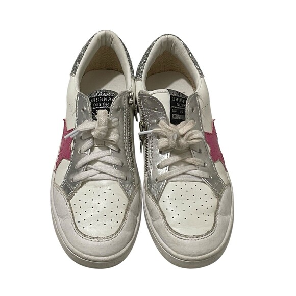 Vgt Havana VH EST 1954 Sneakers Shoes Women's Fashion Pink Star Size 6 W/ Zipper - Picture 2 of 8